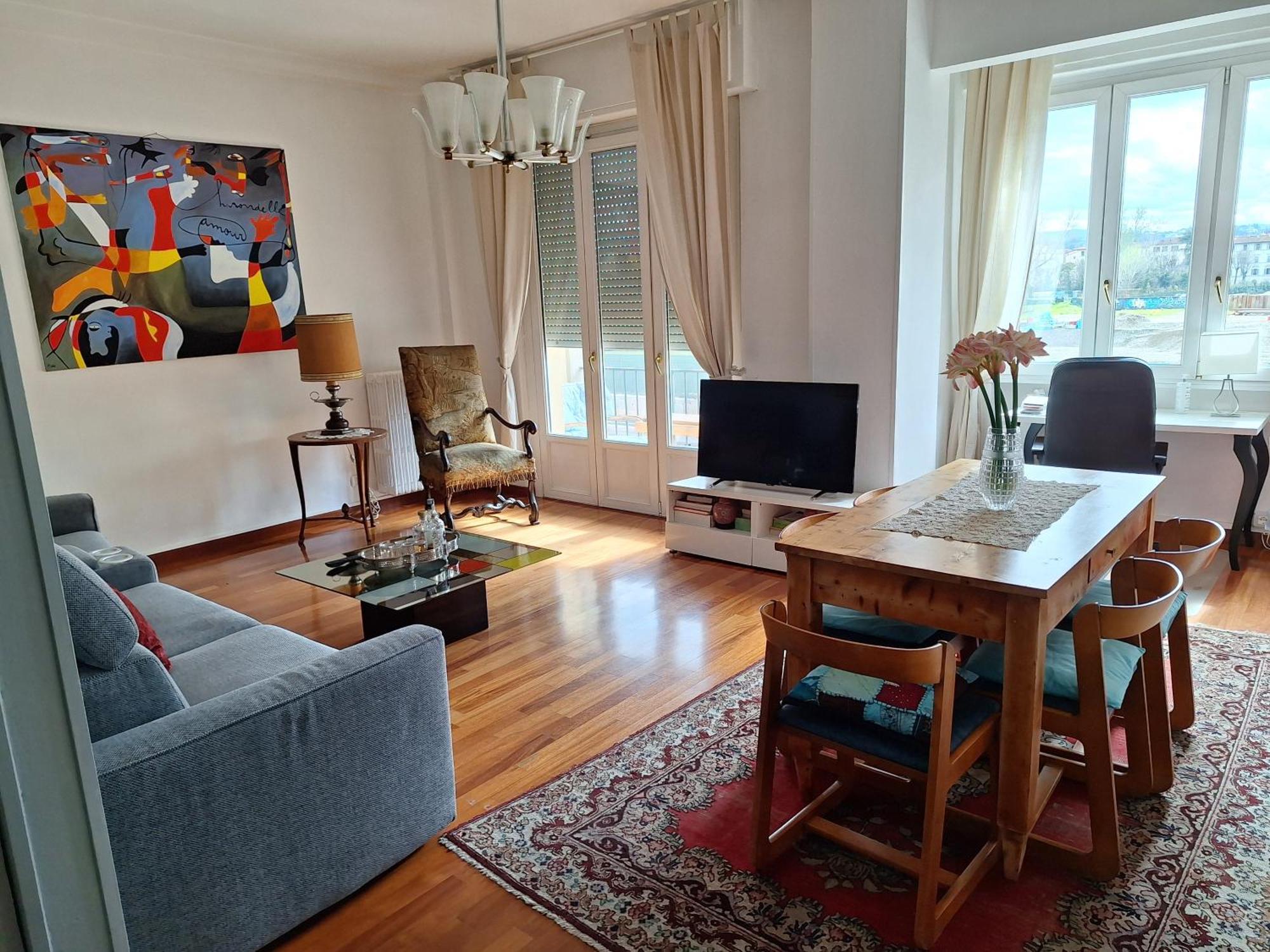 Arno River View Apartment Terraces, Free Parking Florence Buitenkant foto